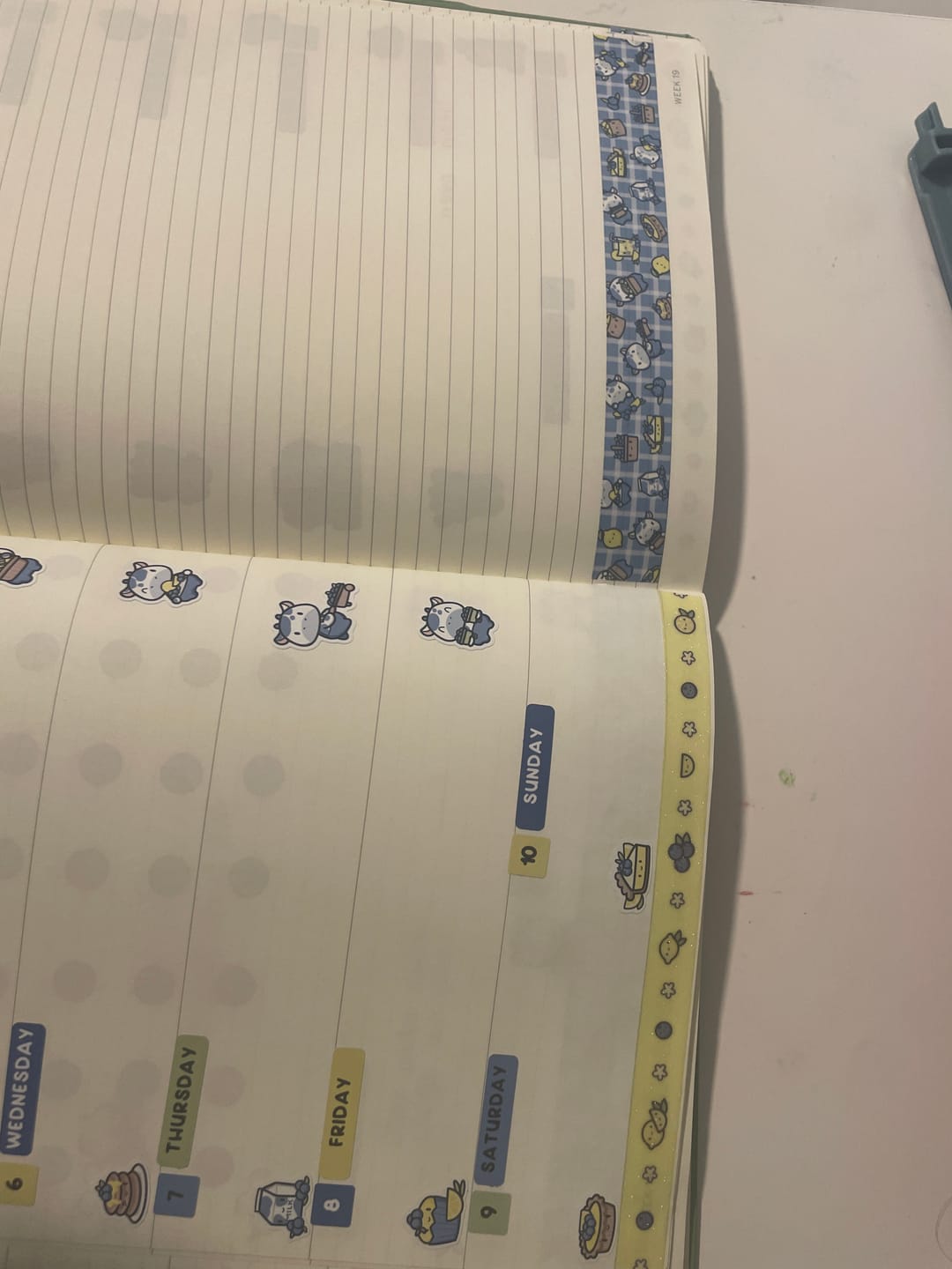 Customer photo review of Blueberry Lemonade Washi Tapes (Set of 2)