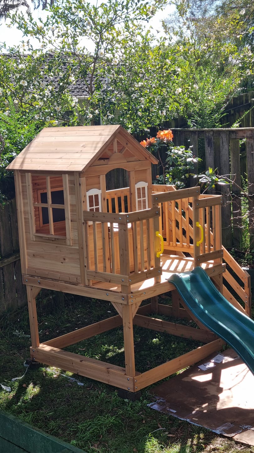 Customer photo review of Lookout Landing Playhouse
