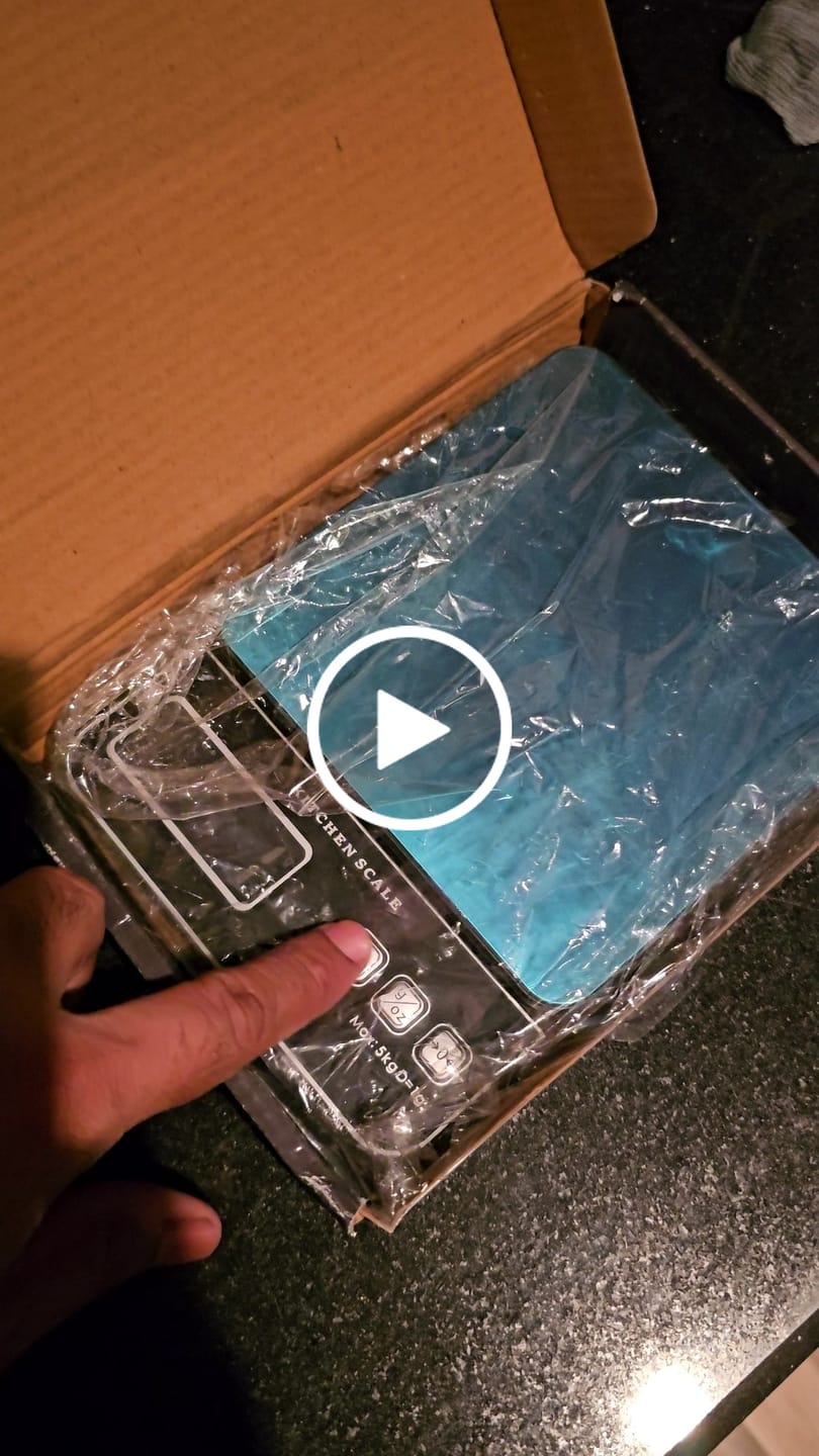 Customer video review of Kitchen Scale B301S