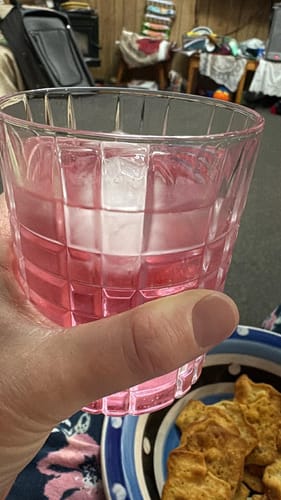Customer photo review of Retro's Rainbow Sherbert Cordial 1L