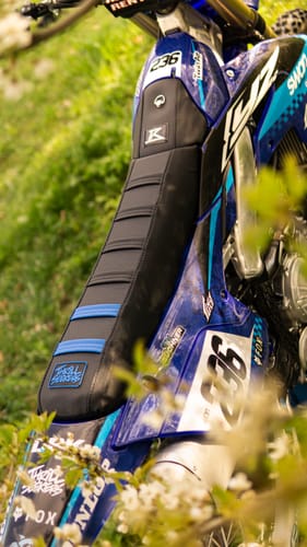 Customer photo review of Custom Seat Cover: 2024 Yamaha YZ250F