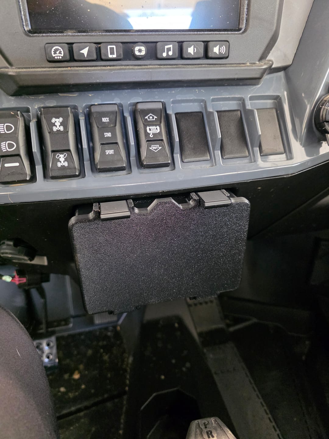 Customer photo review of Stash Box for 2024–2026 Polaris RZR XP 1000 – Factory-Fit Storage