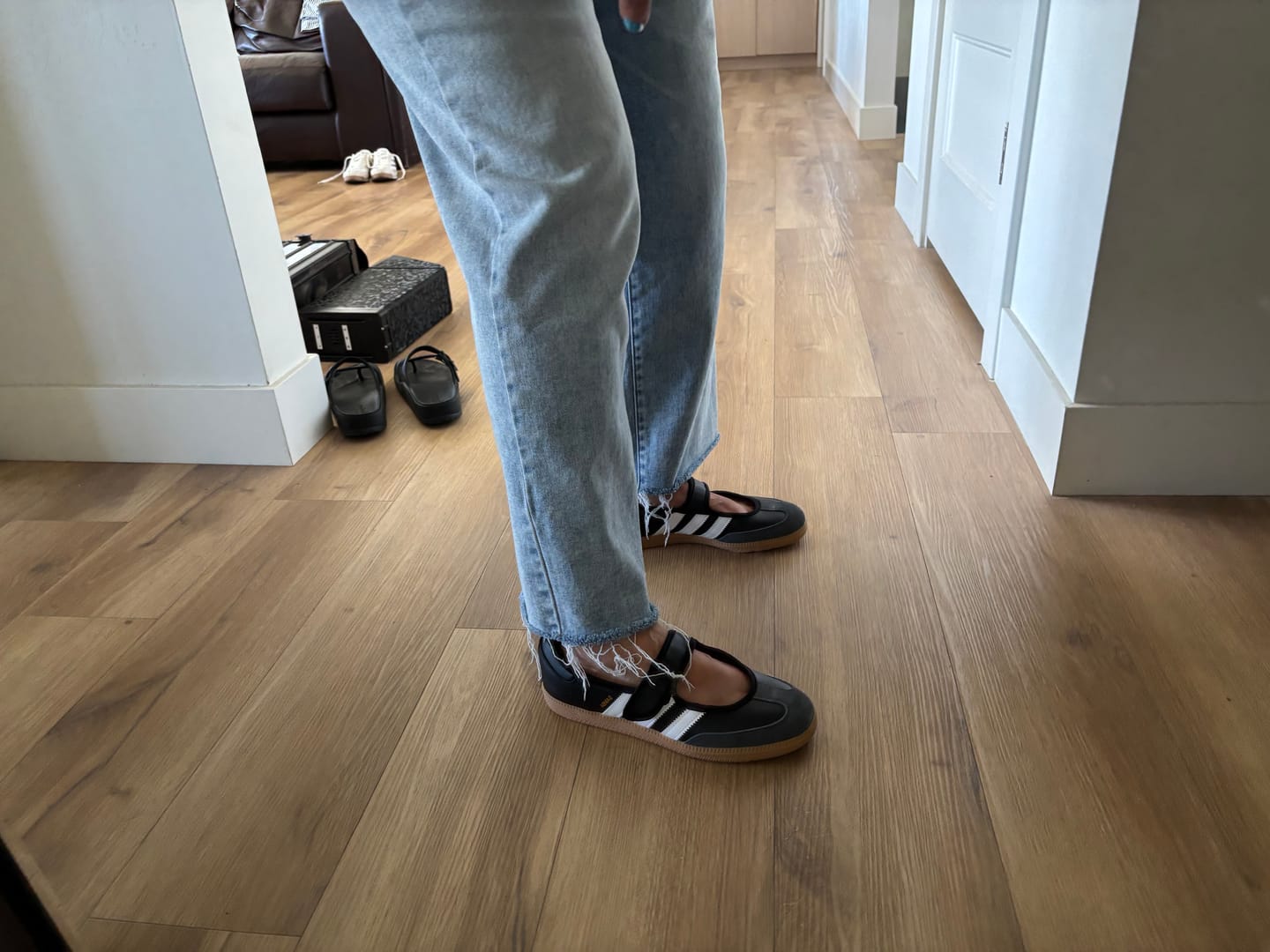 Customer photo review of adidas Samba Jane Black White Gum Women's