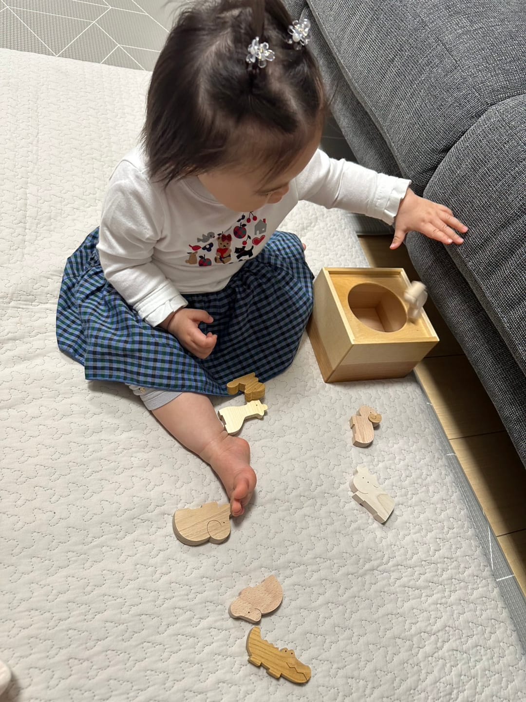 Customer photo review of 動物積み木