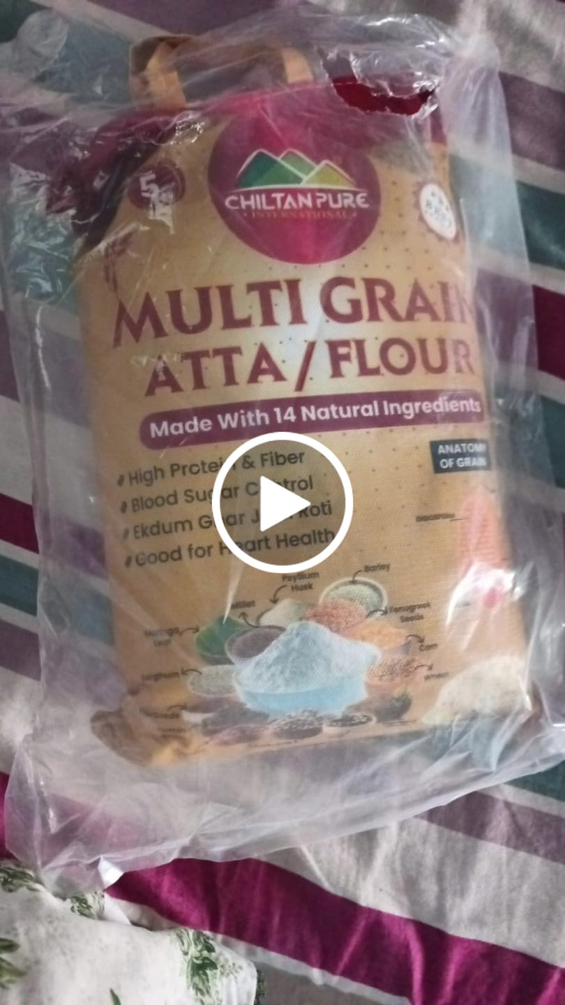 Customer video review of Multi Grain Atta / Flour (ملٹی گرین آٹا) / - Made with 14 Natural Ingredients