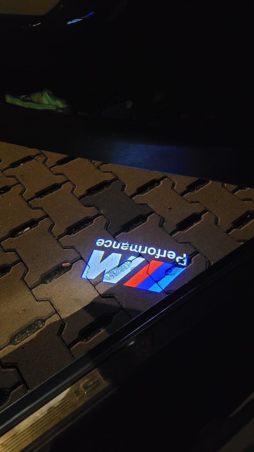 Customer photo review of BMW LED Car Door Welcome Logo Shadow Lights | E/F Chassis