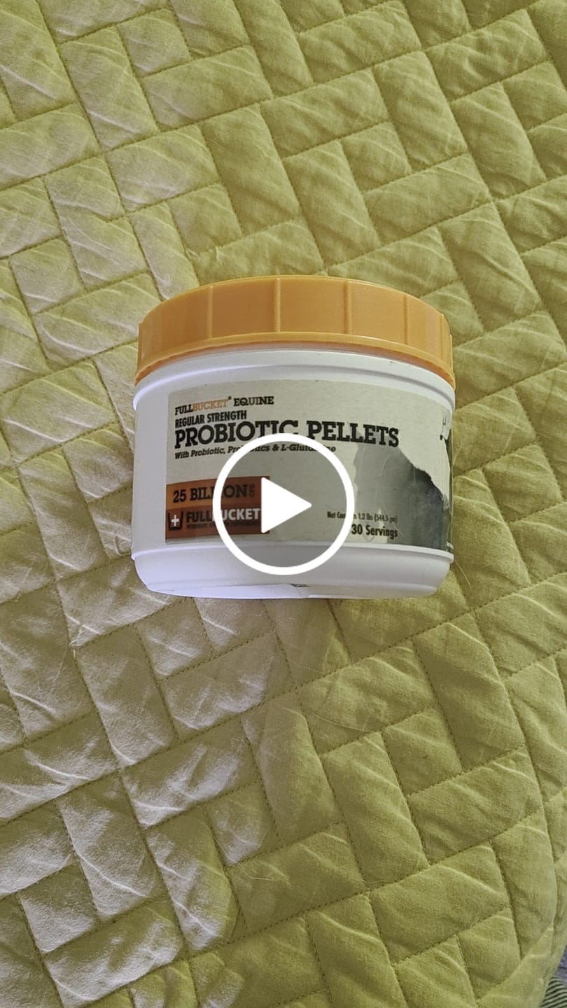 Customer video review of Equine Probiotic Pellets