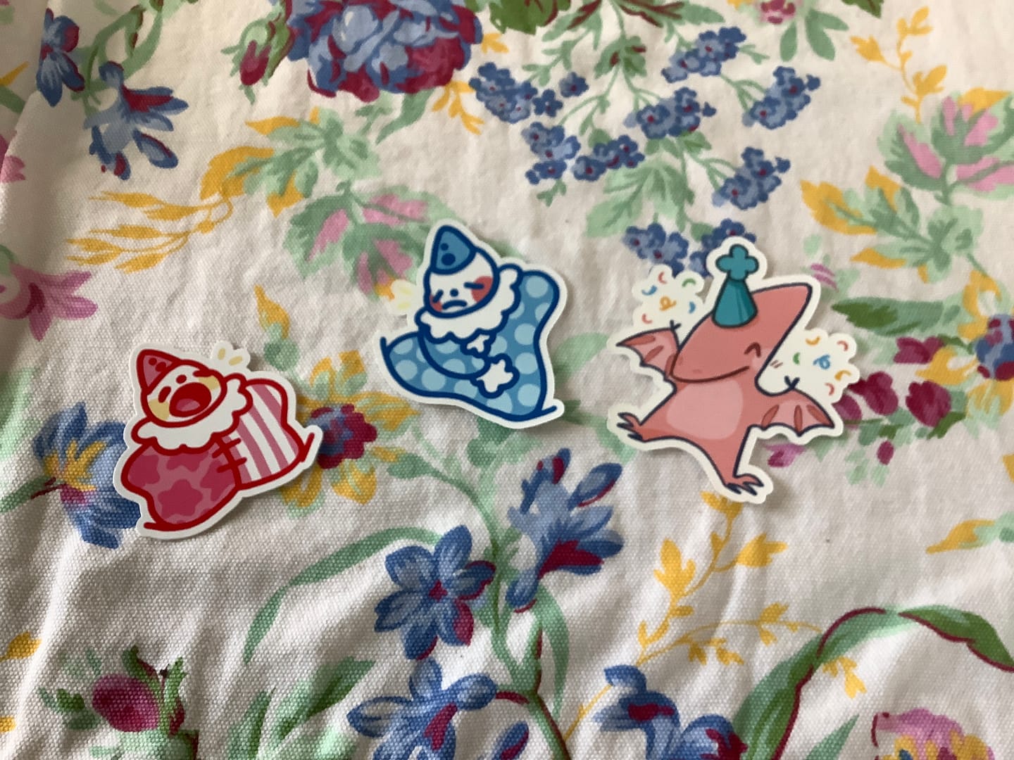 Customer photo review of Cute Lil Clown Stickers