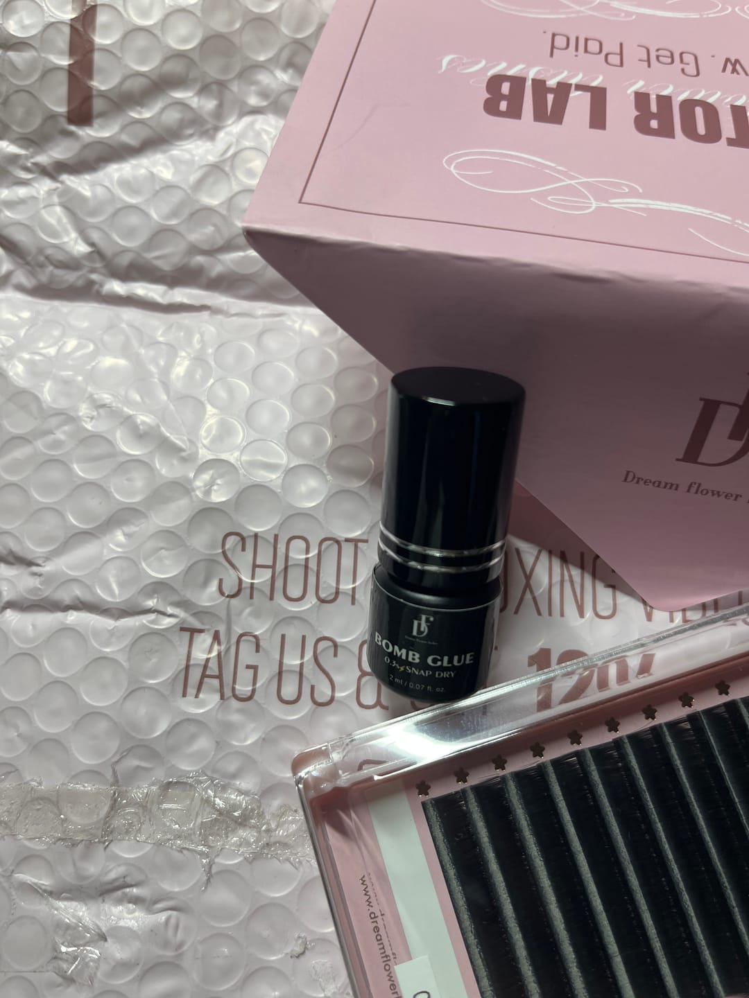 Customer photo review of 🔥Bomb Glue Sample (2ml)