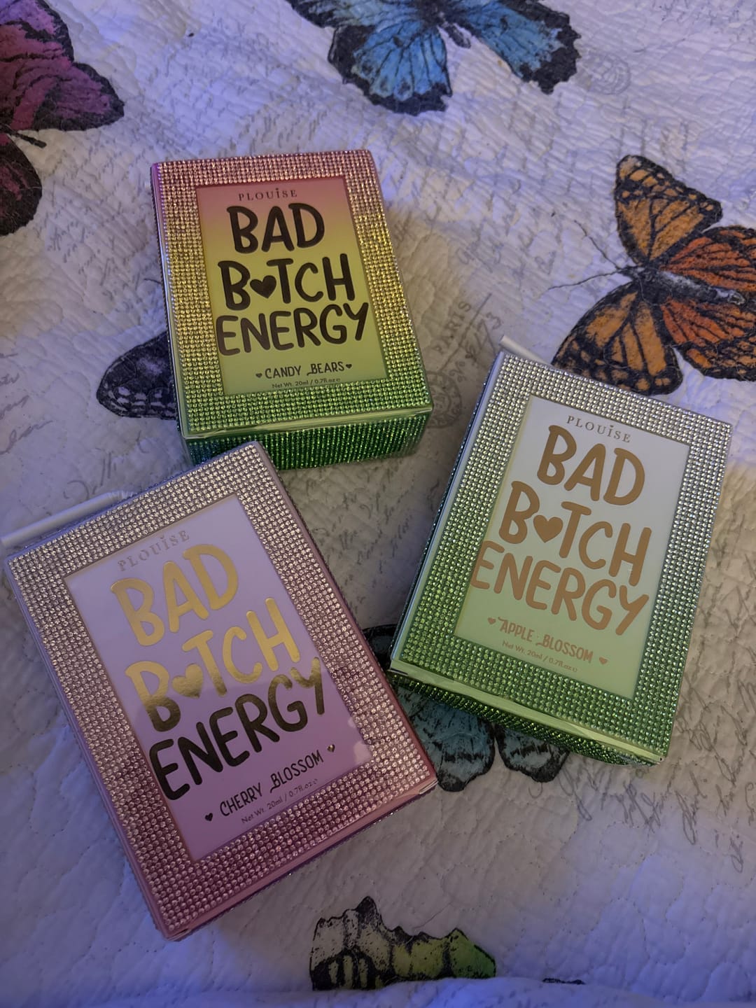 Customer photo review of P. Louise Crystal Bad Bitch Energy Lip Duo