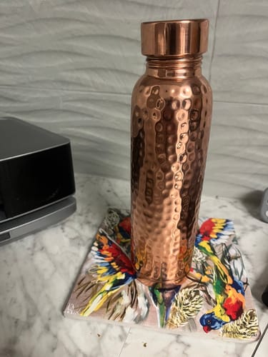 Customer photo review of Pure Copper Jug - 2L Hammered Copper Jug - Copper Culture
