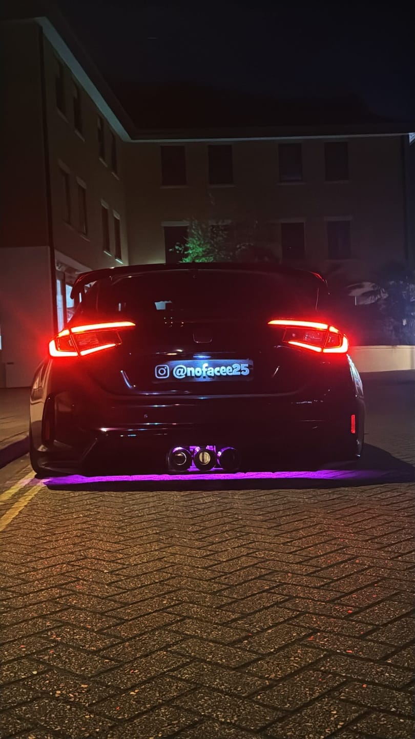 Customer photo review of Custom Vehicle Show Plate (4D Acrylic)