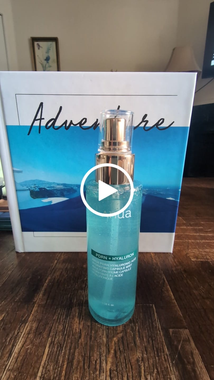 Customer video review of PDRN Collagen Glow Facial Serum Spray