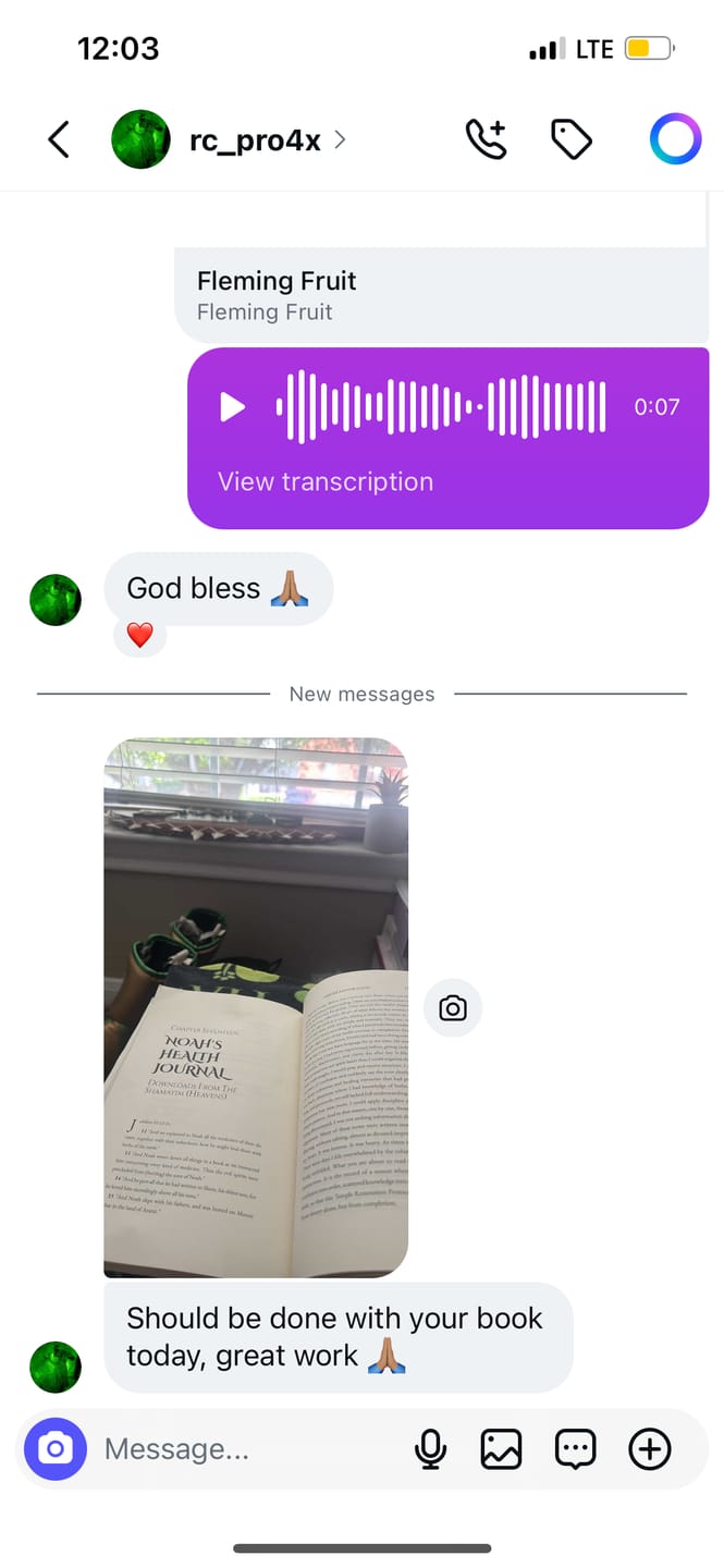 Customer photo review of Temple Restoration Ebook