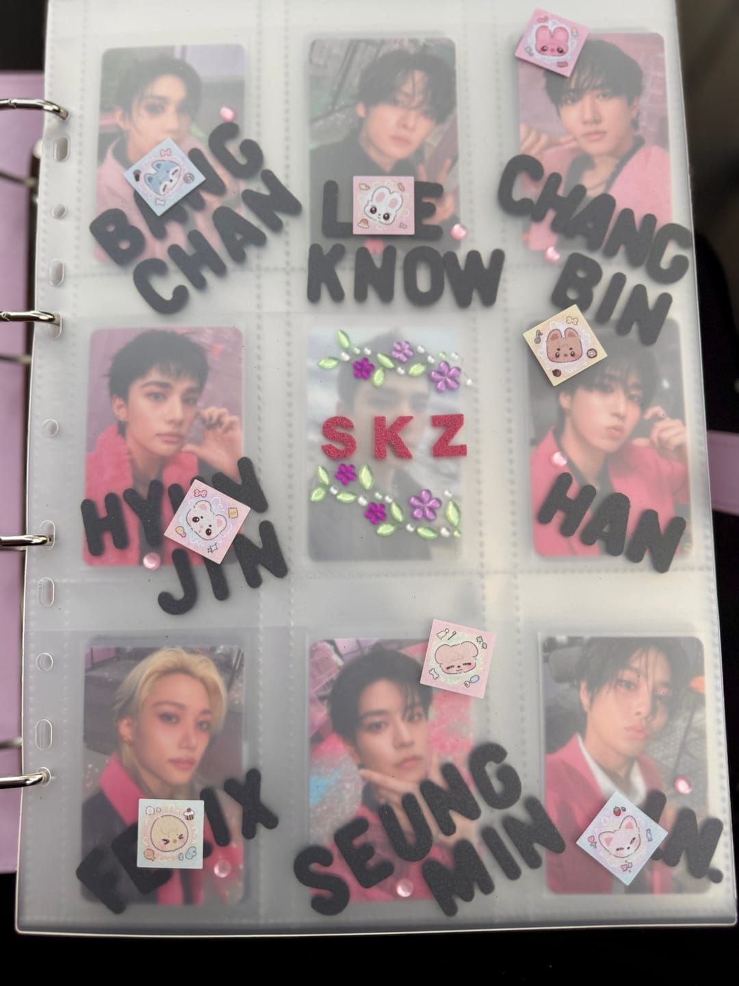 Customer photo review of CUSTOM A4 BINDER BACKBOARD (SET OF 2)