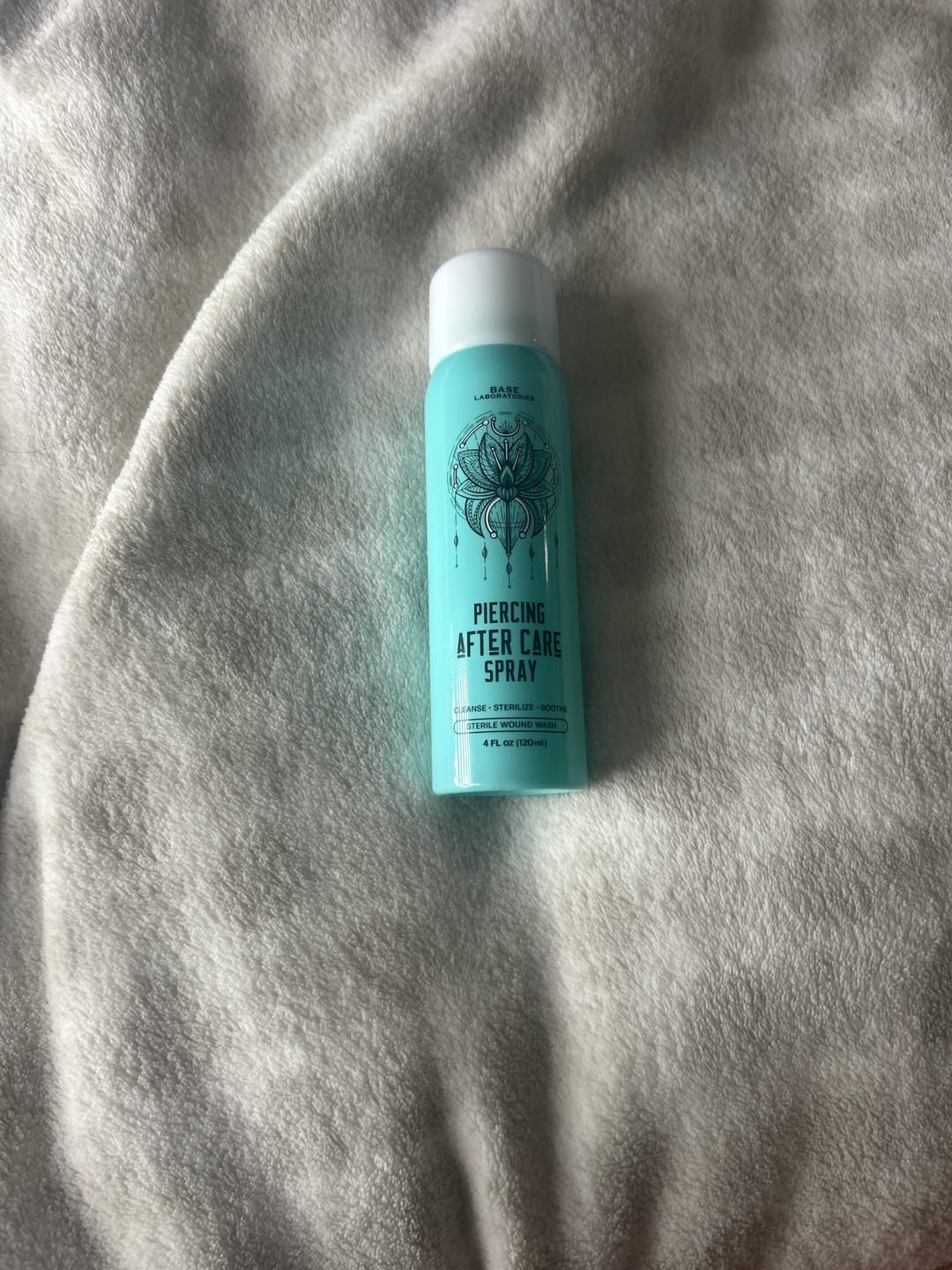 Customer photo review of Piercing Aftercare Spray