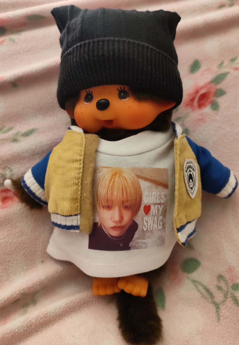 Customer photo review of Custom Stuffed Animal T‑Shirt — Fits 6–8 in Plush