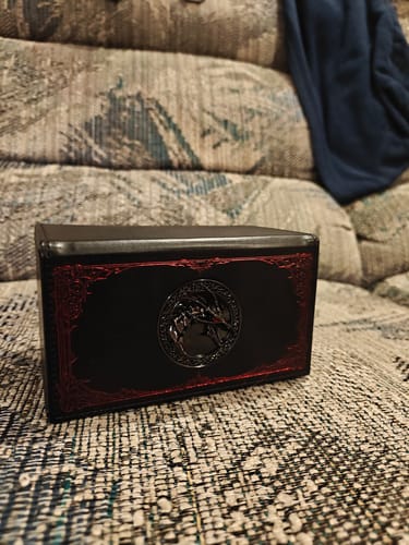 Customer photo review of Black Dragon of Destruction Deckbox
