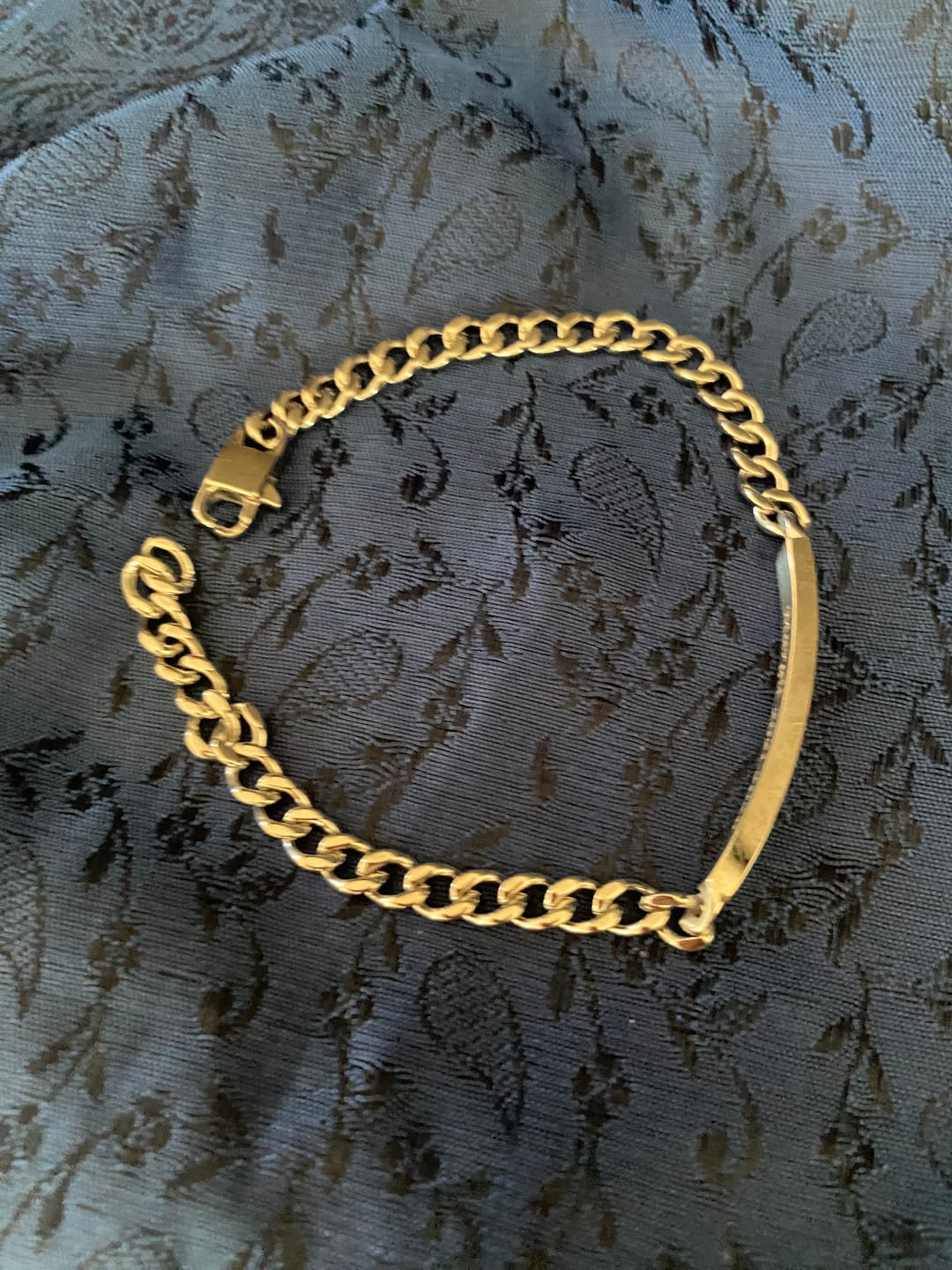 Customer photo review of 5mm Sleek Cuban Link ID Bracelet
