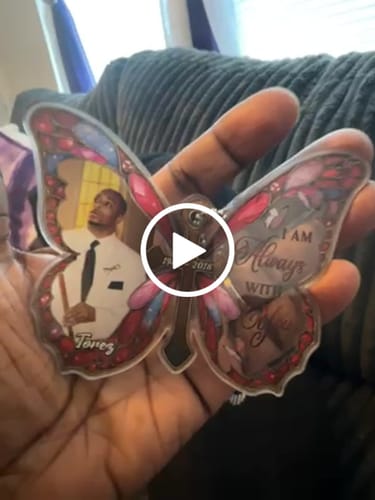 Customer video review of I Am Always With You - Personalized Custom Car Plastic Hanging Ornament CO25