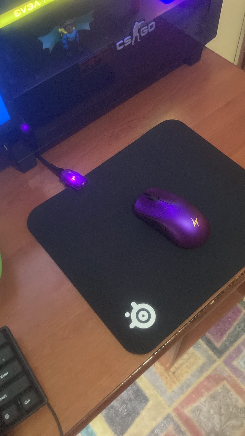 Customer photo review of ATK Blazing Sky Duckbill Wireless Mouse