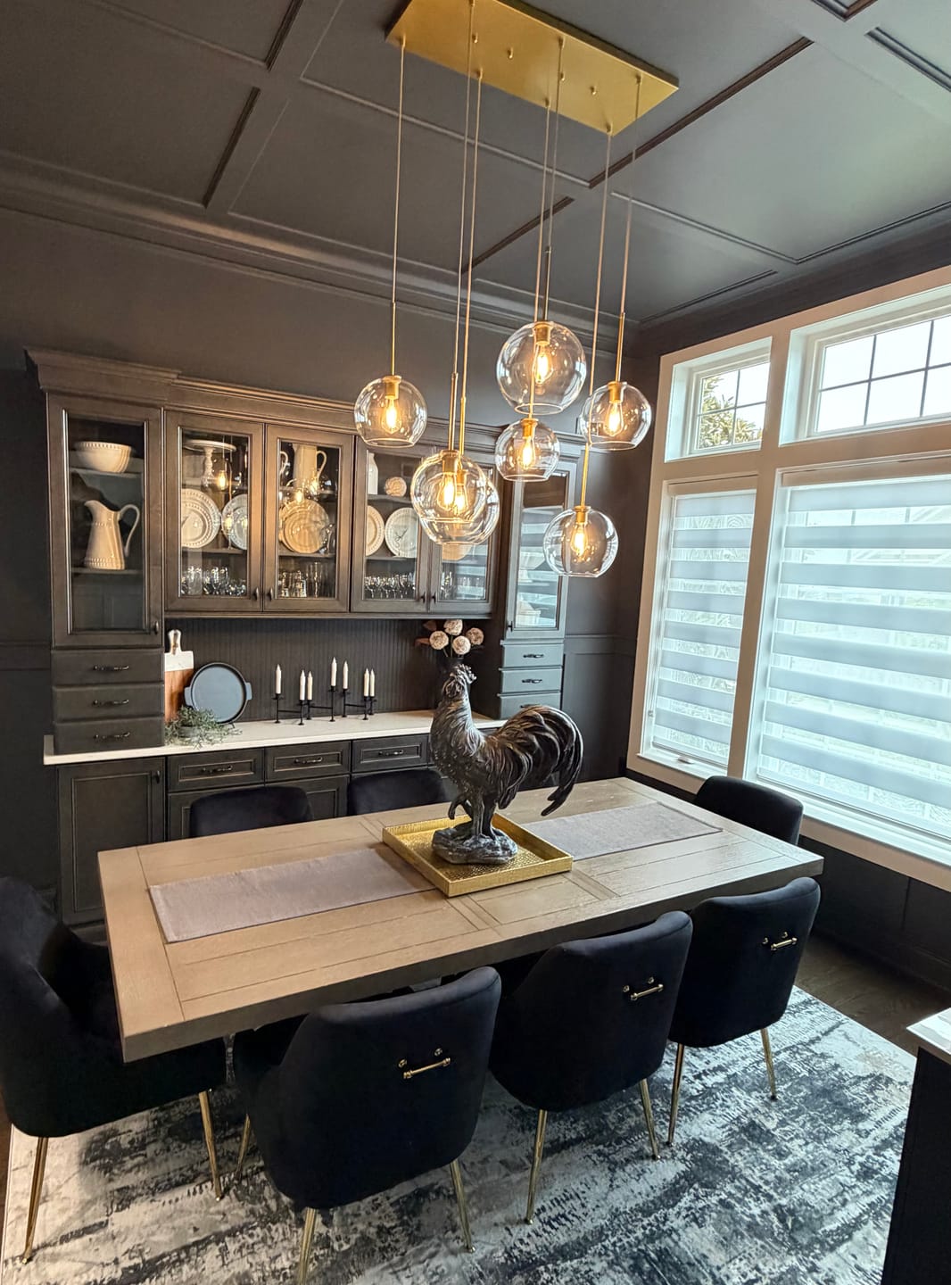 Customer photo review of Globe Cluster Kitchen Island Pendant Light