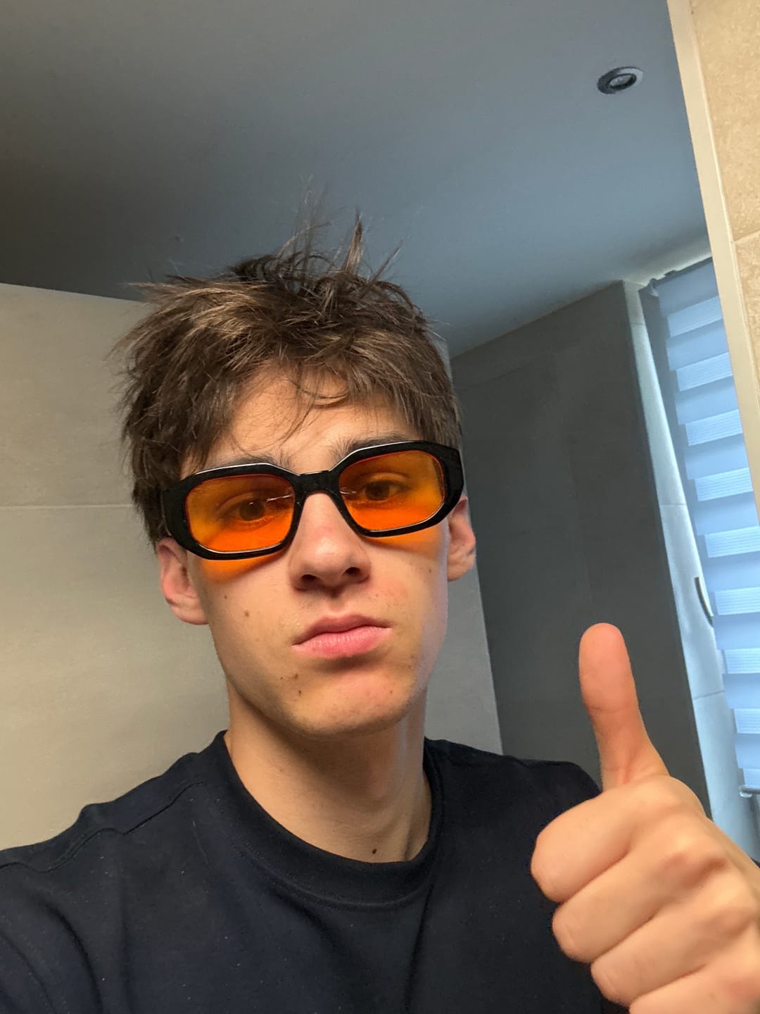 Customer photo review of BLOOD MOON BLUE LIGHT BLOCKERS