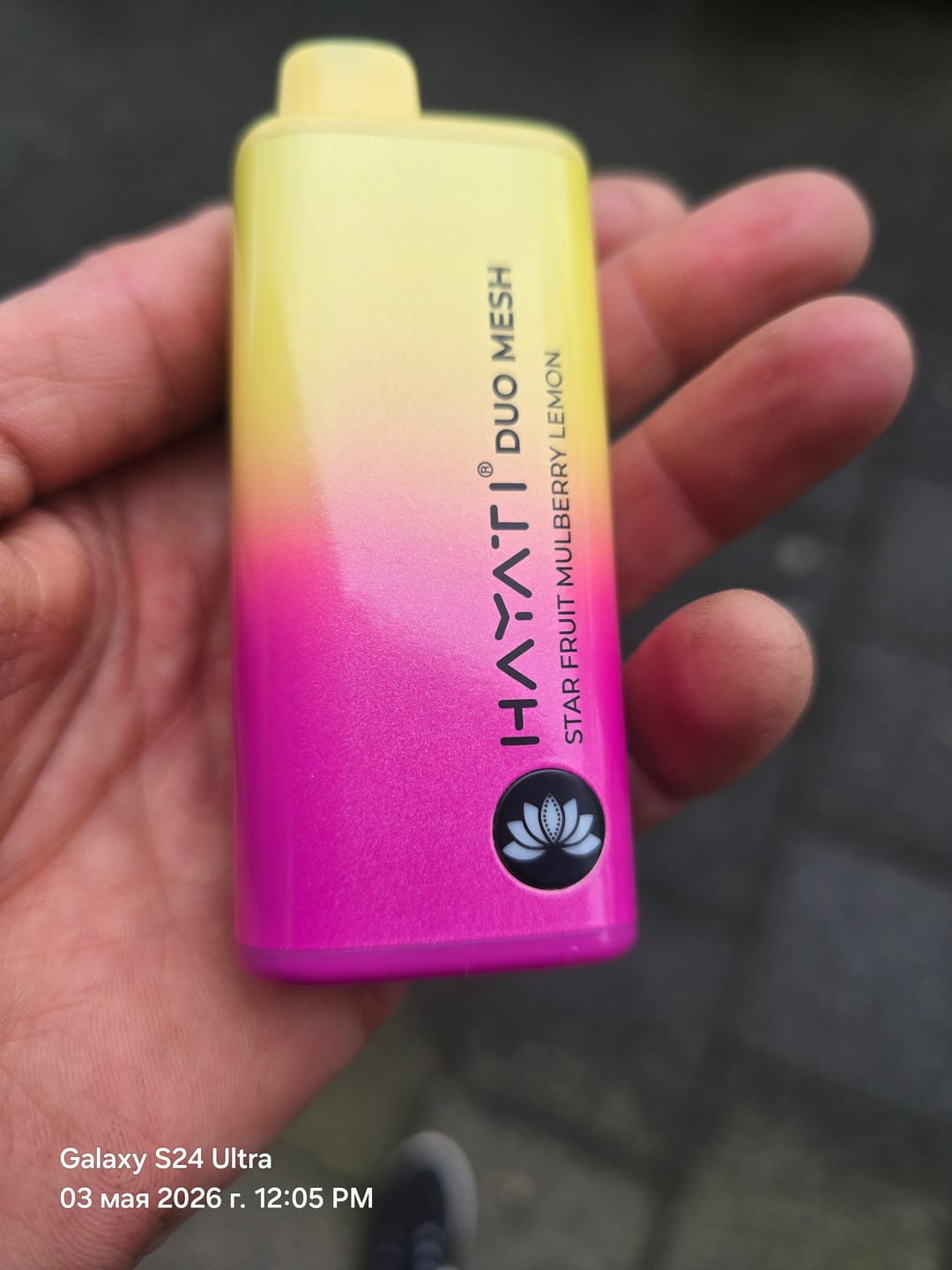 Customer photo review of Hayati Duo Mesh 7000 Puffs Disposable Vape