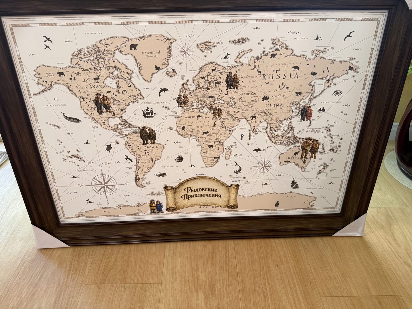 Customer photo review of Smart World Map Bundle - Safari