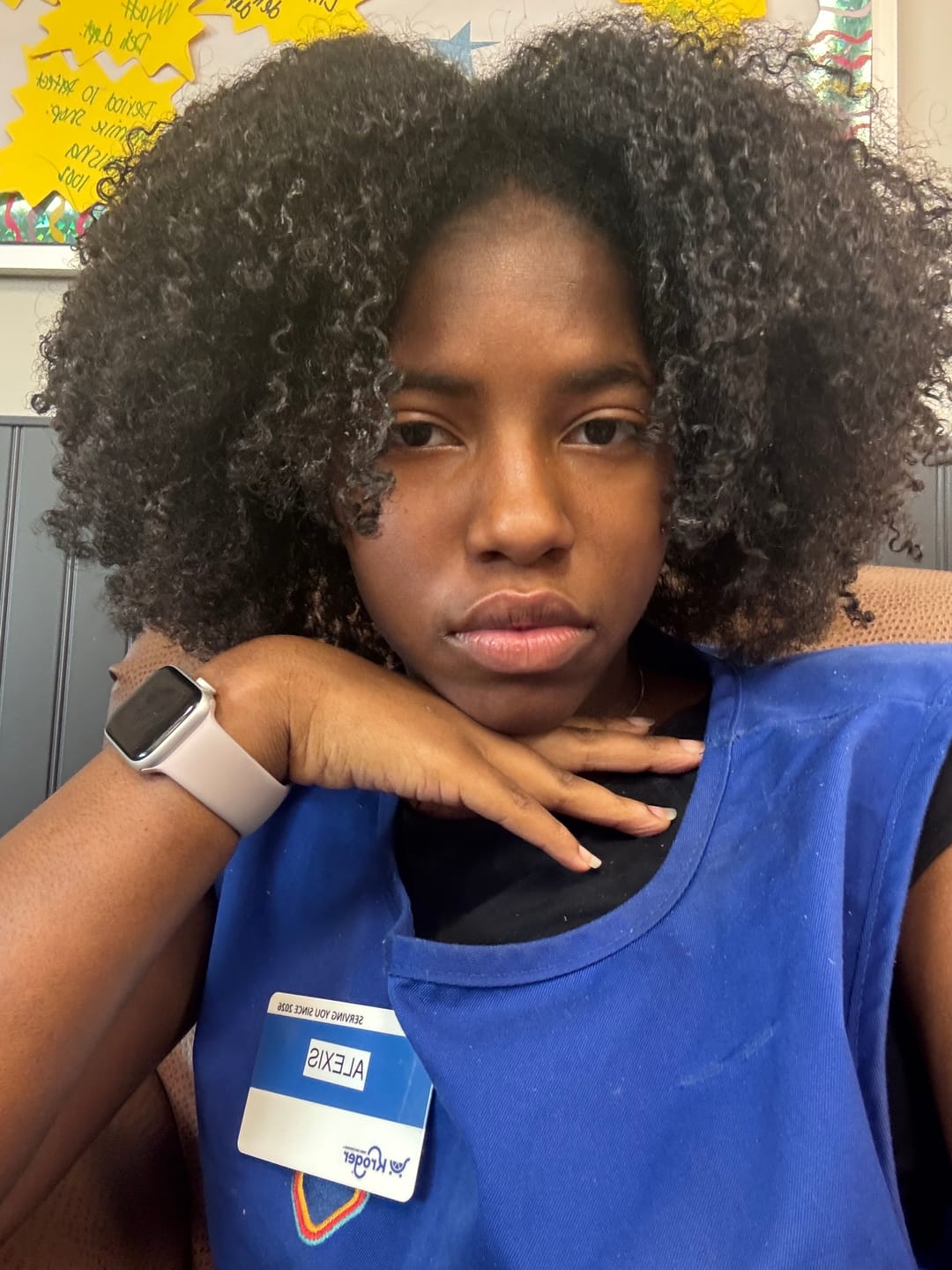 Customer photo review of Tropical Oasis Anti-Humidity Firm Hold Hair Gel