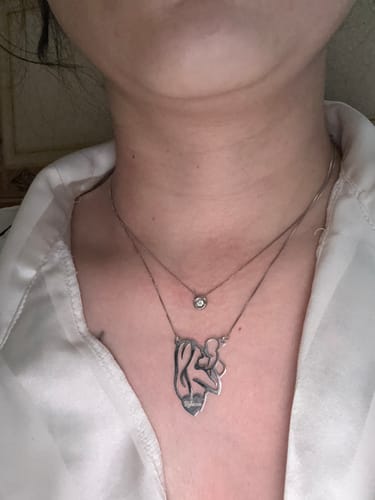 Customer photo review of Collana Mamma e Figlio