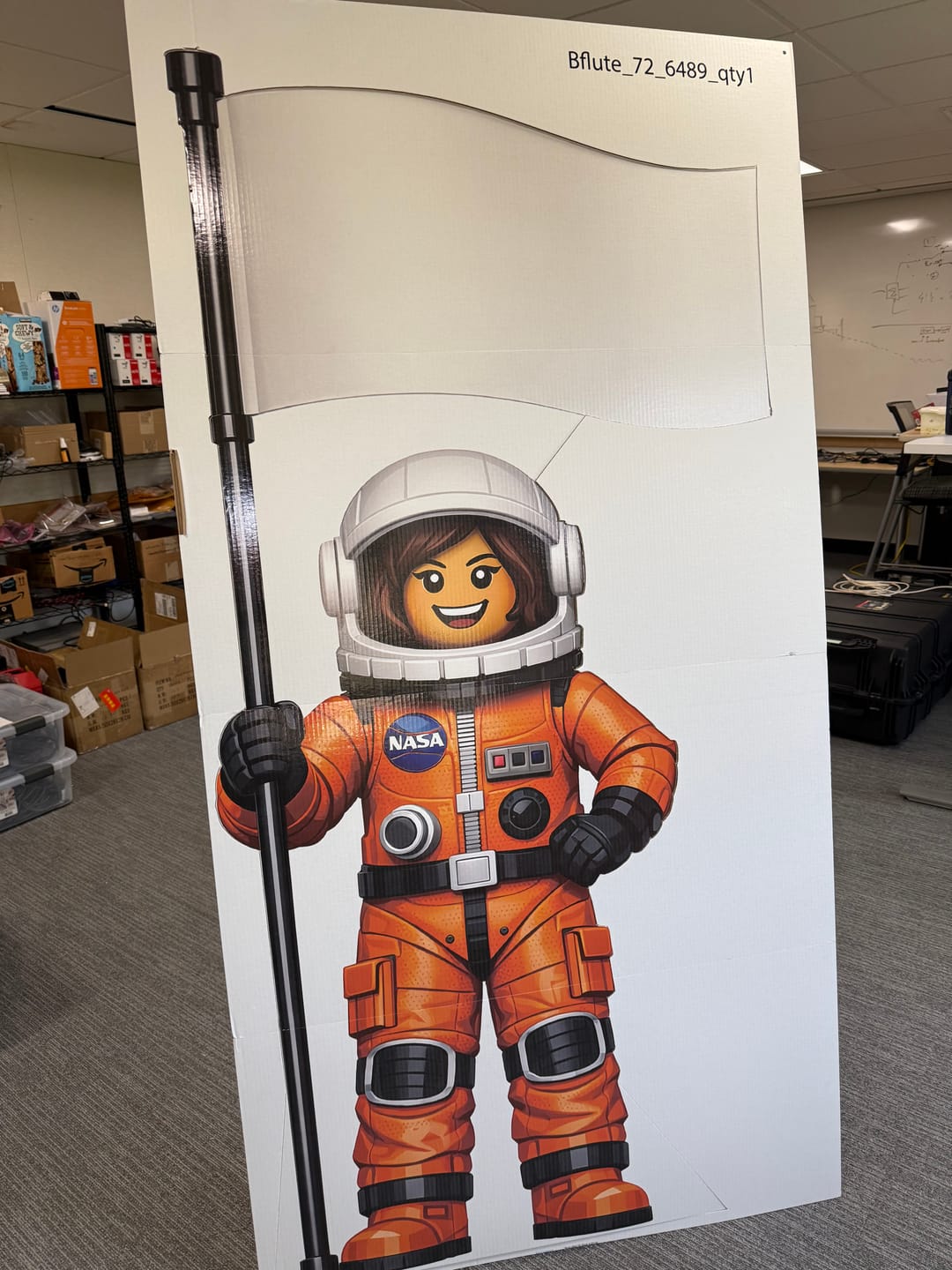 Customer photo review of Personalized Cardboard Cutouts | Custom Life Size Cutout