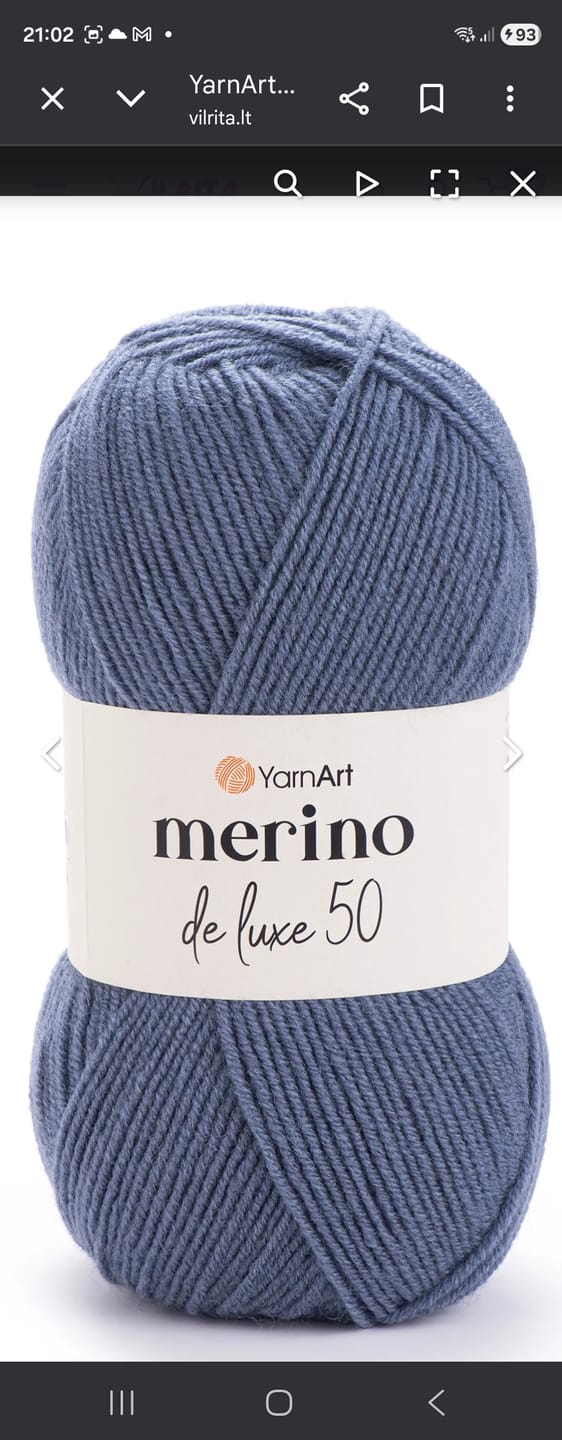Customer photo review of YarnArt Merino DeLuxe 50