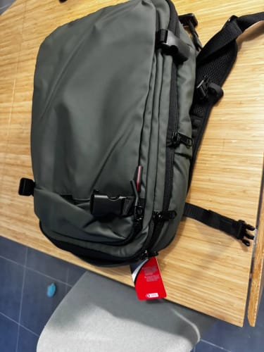 Customer photo review of Mochila De Viagem Com Sistema Vácuo