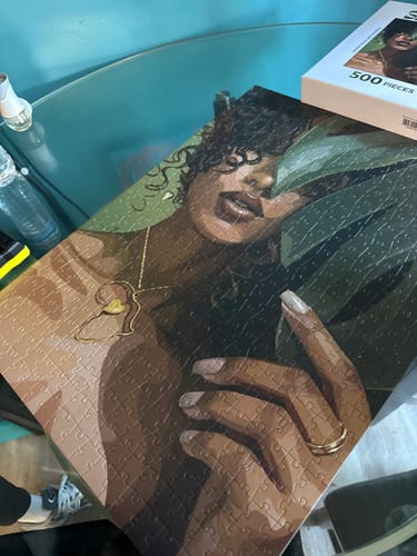 Customer photo review of Behind The Leaves Puzzle