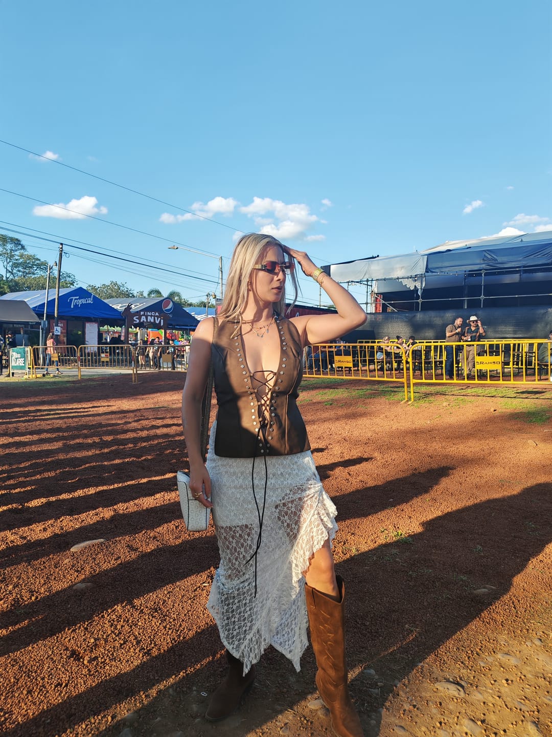 Customer photo review of ALONDRA CORSET TOP