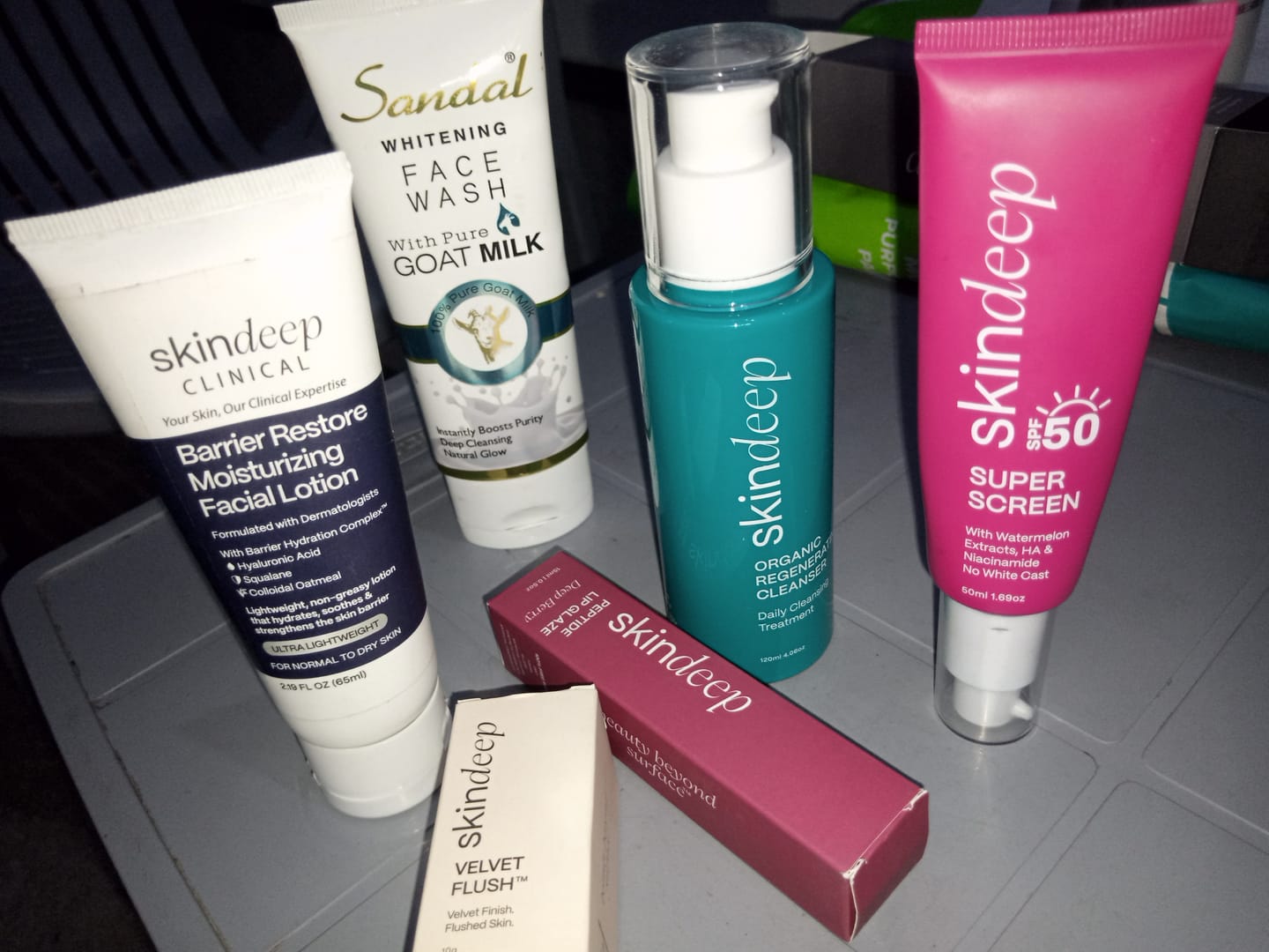 Customer photo review of Hydrating Facial Cleanser