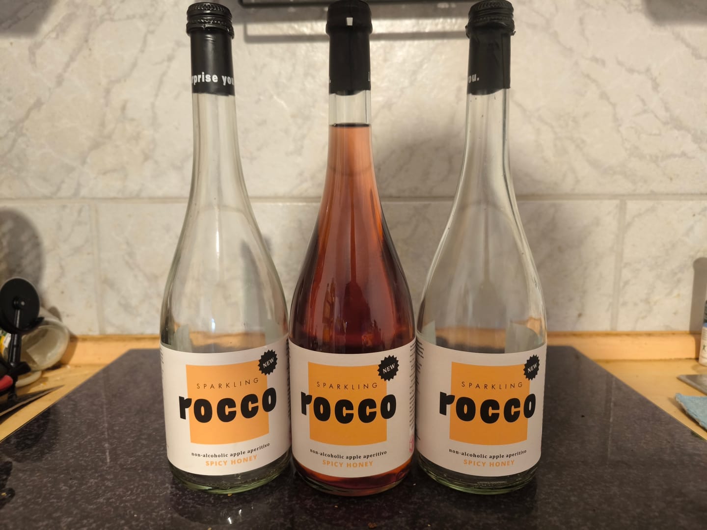 Customer photo review of Sparkling Rocco - Spicy Honey 750 ml