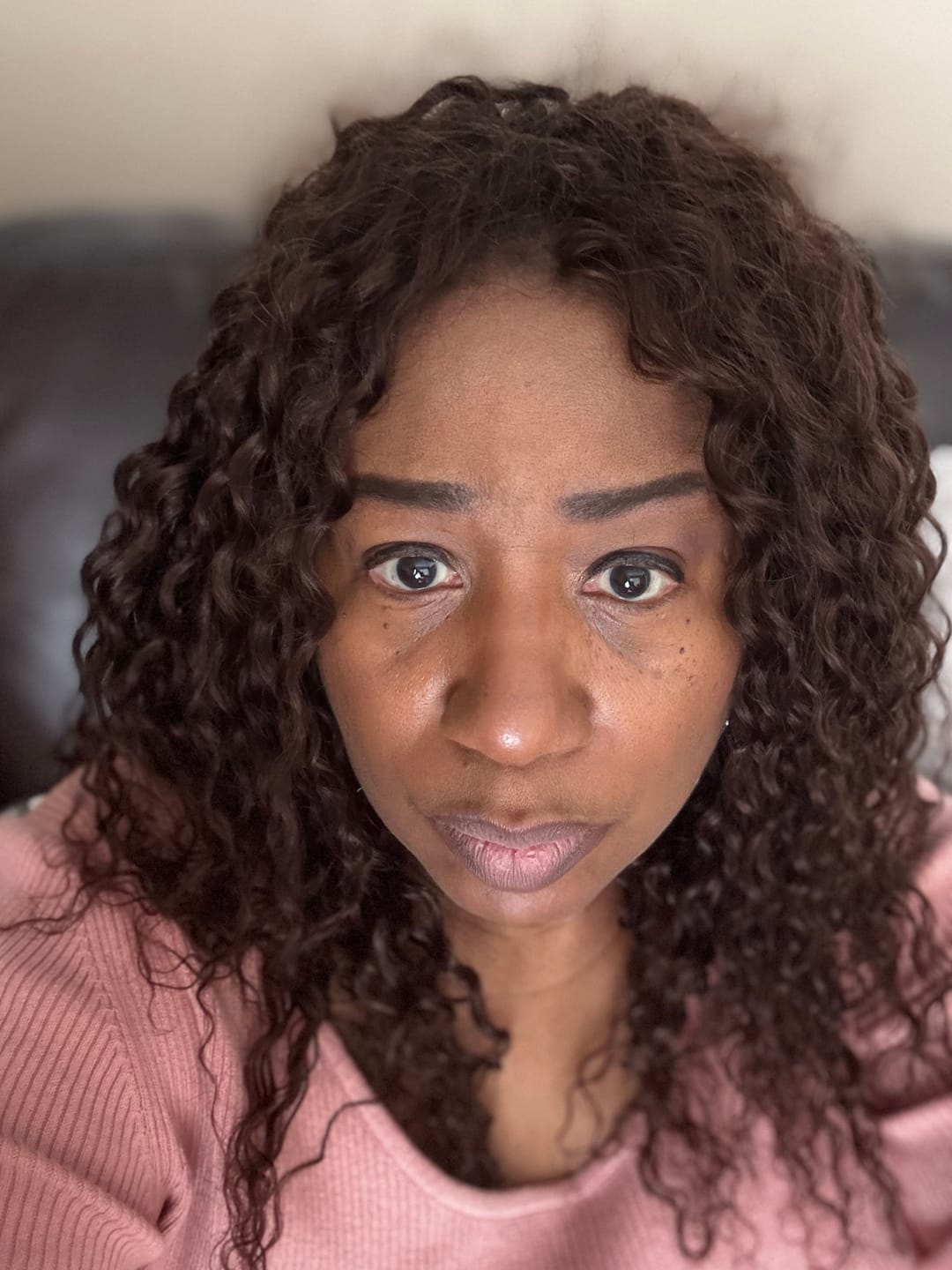 Customer photo review of #27/30/613 Mix Color Blend Deep Wave Human Crochet Hair
