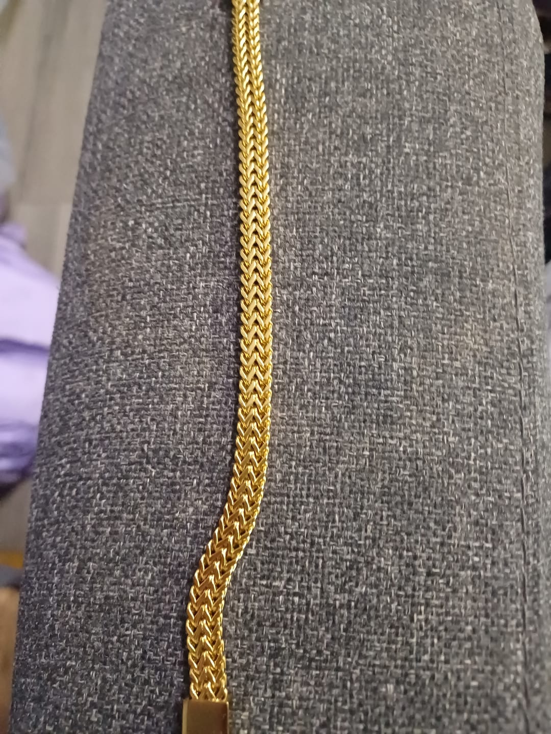 Customer photo review of Pulsera Delgada Trenzada