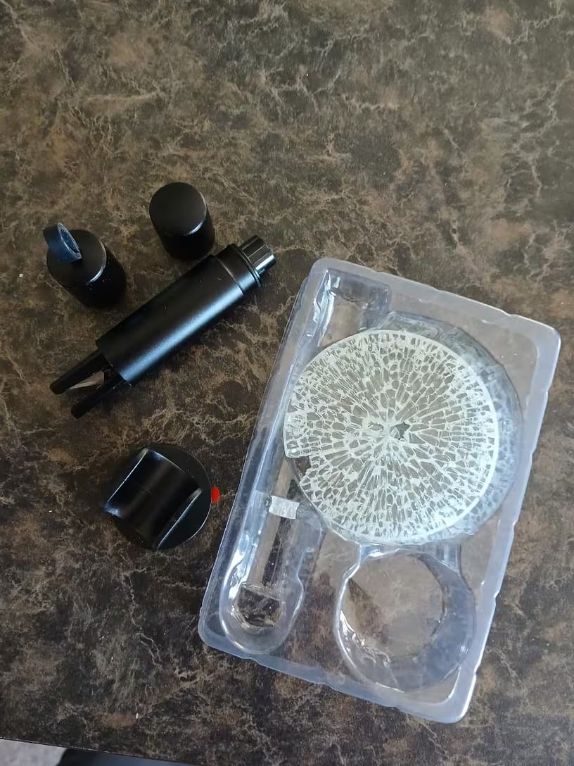 Customer photo review of Car Emergency Window Breaker & Seat Belt Cutter Tool