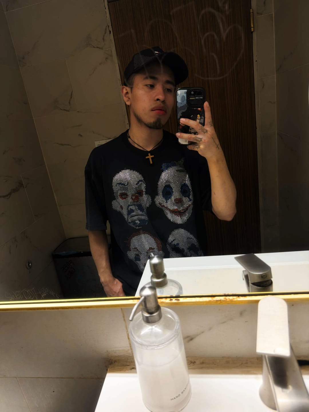 Customer photo review of 4257 - Batman Rhinestone Tees