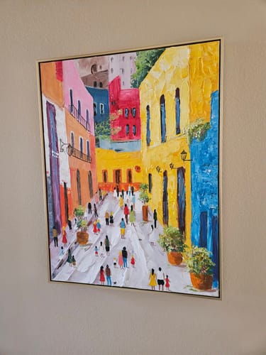 Customer photo review of Colorful Painting #CA014