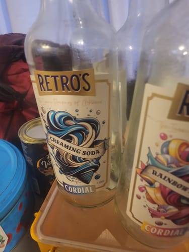 Customer photo review of Retro’s Creaming Soda Cordial 1L