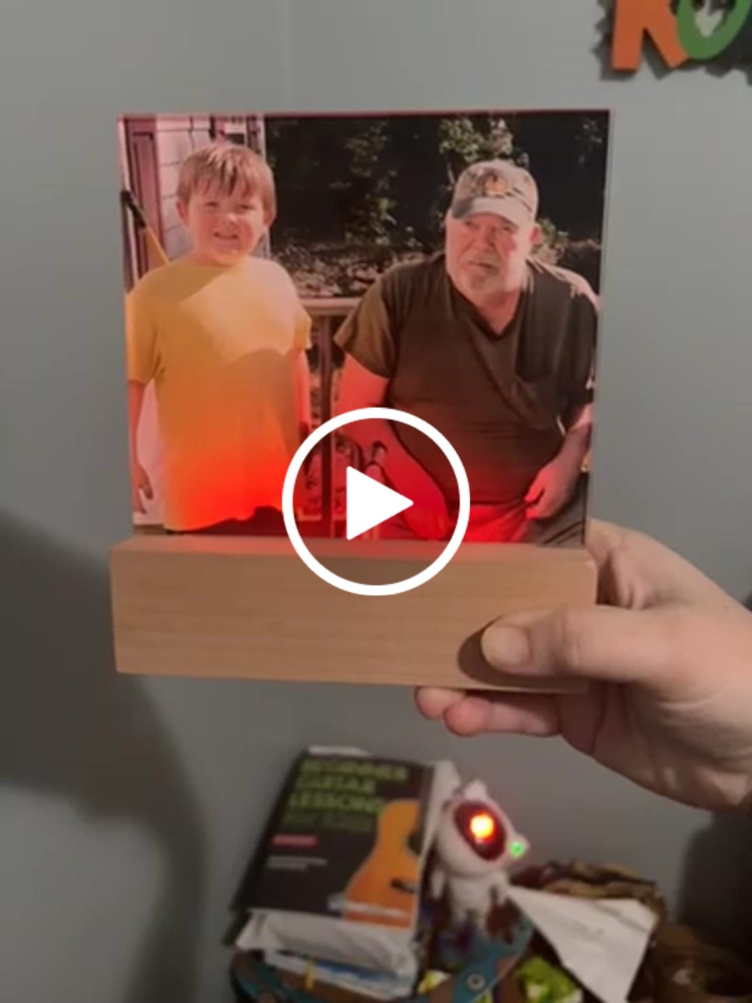 Customer video review of Personalized Acrylic Plaque