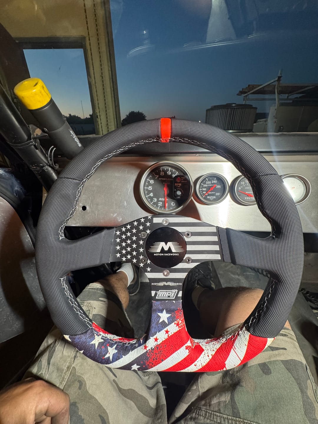Customer photo review of Motion Raceworks SFI Quick Release Steering Hub 5/6 Bolt Pattern 15-240