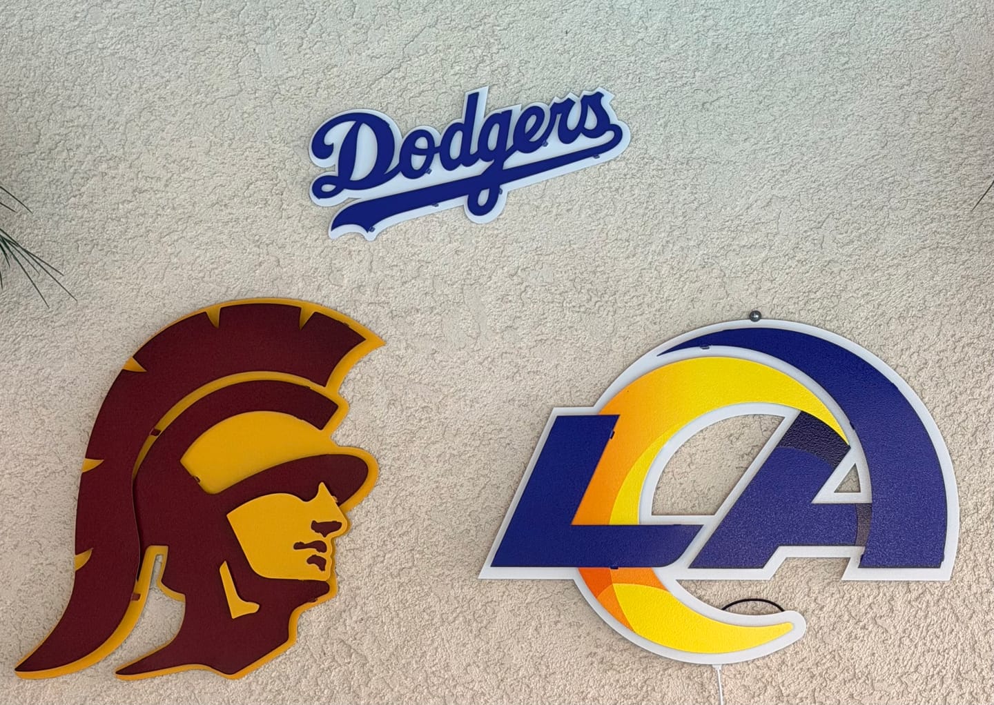 Customer photo review of USC Southern California Trojan Mascot 3D Vintage Metal Wall Art