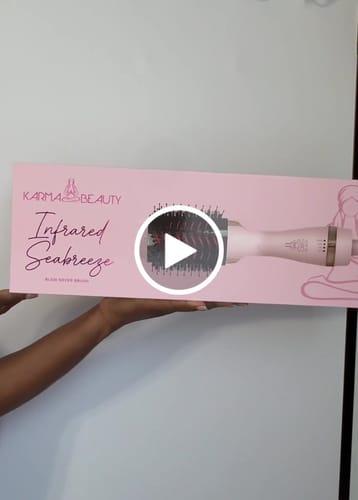 Customer video review of Infrared Seabreeze 3" Blowout Brush – Round Brush Dryer