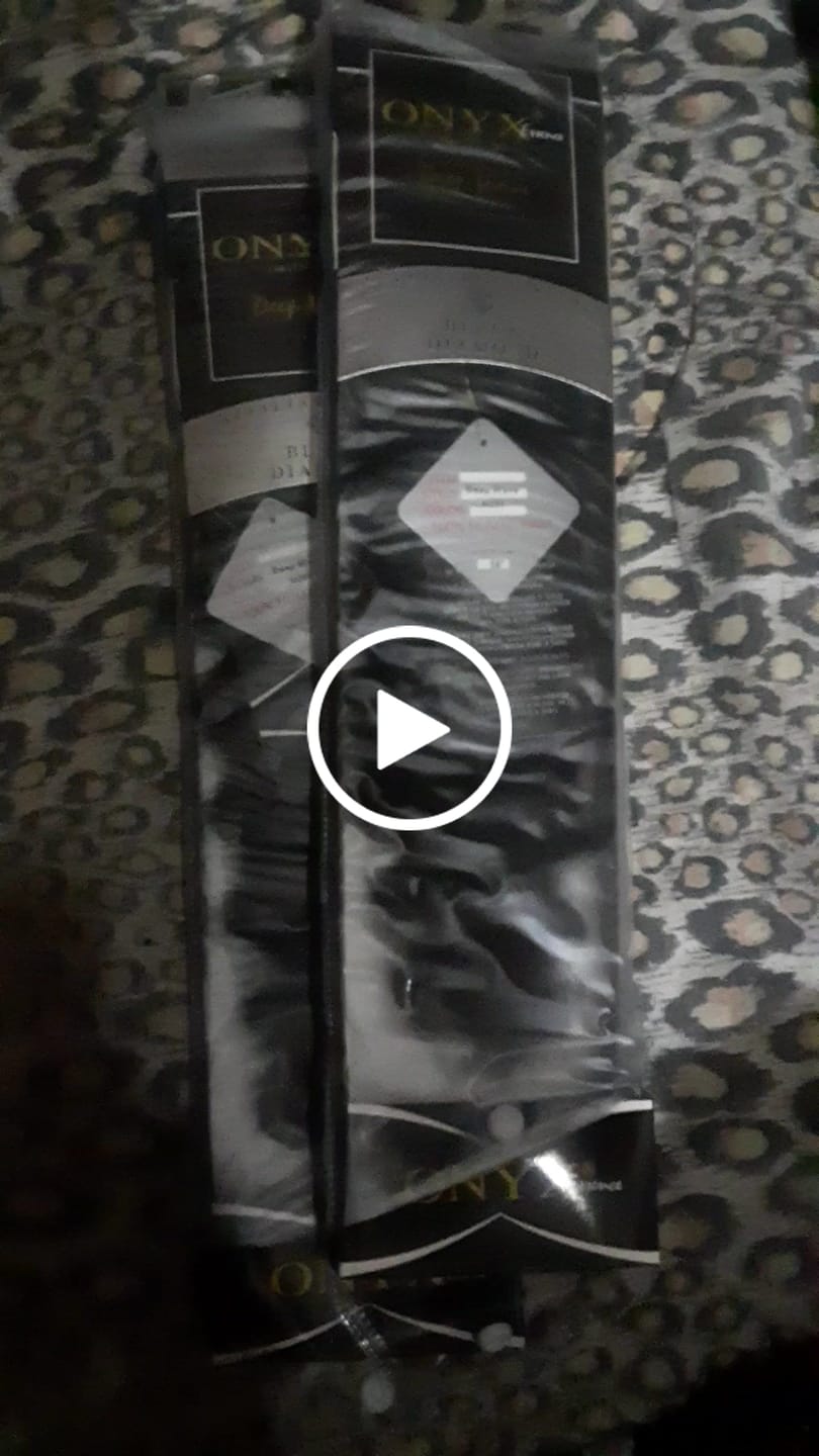 Customer video review of Onyx 100% Human Hair Weave - DEEP WAVE 10-18"(Machine-Tied)