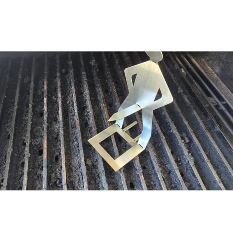 Customer photo review of Stainless Steel Sausage Holder BBQ Hot Dog Grill Rack